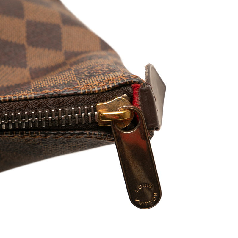 ルイ ヴィトン ダミエ サレヤPM ハンドバッグ N51183 ブラウン PVC レザー レディース LOUIS VUITTON 【中古】
