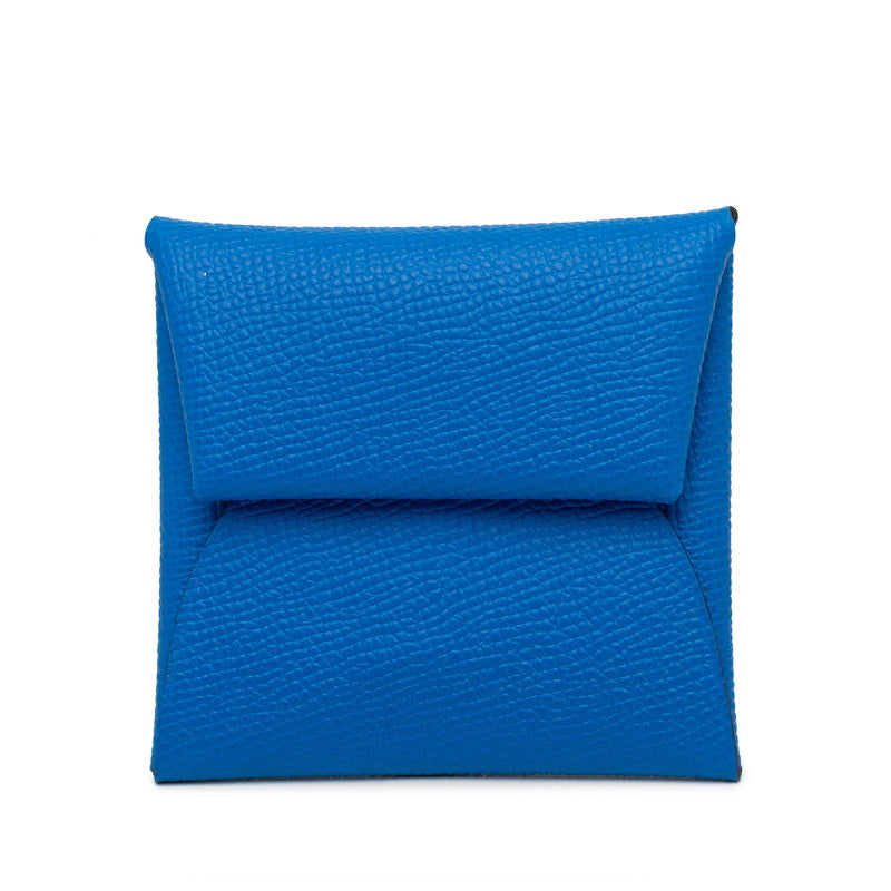 エルメス バスティア コインケース ブルー ヴォーエプソン レディース HERMES 【中古】