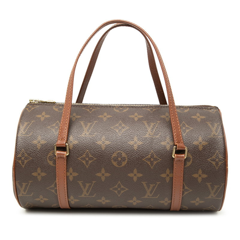 ルイ ヴィトン モノグラム パピヨンPM ハンドバッグ M51386 ブラウン PVC レザー レディース LOUIS VUITTON 【中古】