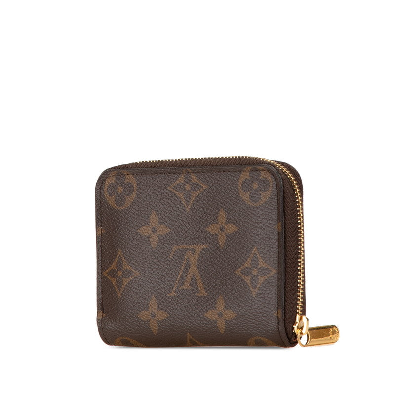 ルイ ヴィトン モノグラム ジッピー コインパース コインケース 小銭入れ M60067 ブラウン PVC レザー レディース LOUIS VUITTON 【中古】