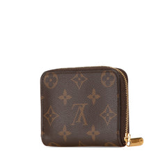 ルイ ヴィトン モノグラム ジッピー コインパース コインケース 小銭入れ M60067 ブラウン PVC レザー レディース LOUIS VUITTON 【中古】