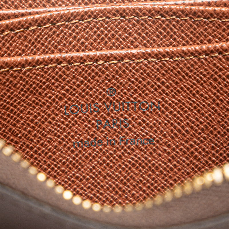 ルイ ヴィトン モノグラム ジッピー コインパース コインケース 小銭入れ M60067 ブラウン PVC レザー レディース LOUIS VUITTON 【中古】