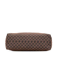 グッチ GGキャンバス トートバッグ 267474 ブラウン キャンバス レザー レディース GUCCI 【中古】
