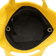 バレンシアガ ウェーブXS ハンドバッグ ショルダーバッグ 2WAY 619979 イエロー キャンバス レディース BALENCIAGA 【中古】