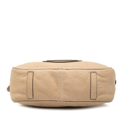 ロエベ アナグラム タッセル ハンドバッグ ベージュ レザー レディース LOEWE 【中古】