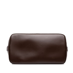 ルイ ヴィトン ダミエ アルマPM ハンドバッグ N51131 ブラウン PVC レザー レディース LOUIS VUITTON 中古