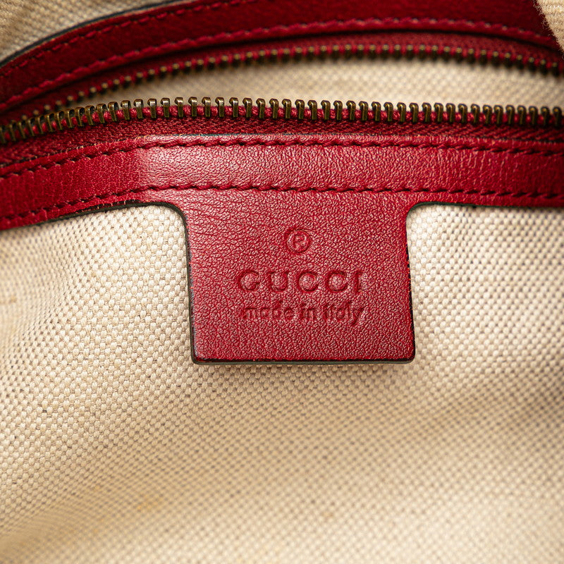 グッチ ミスGG ハンドバッグ ショルダーバッグ 2WAY 326514 レッド レザー レディース GUCCI 【中古】