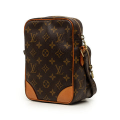 ルイ ヴィトン モノグラム アマゾン 斜め掛け ショルダーバッグ M45236 ブラウン PVC レザー レディース LOUIS VUITTON 【中古】