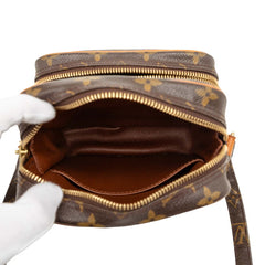 ルイ ヴィトン モノグラム アマゾン 斜め掛け ショルダーバッグ M45236 ブラウン PVC レザー レディース LOUIS VUITTON 【中古】