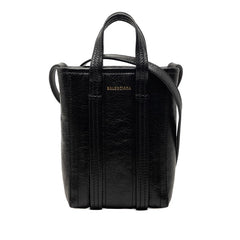 バレンシアガ バーブ ミニハンドバッグ ショルダーバッグ フォンホルダー 2WAY 693793 ブラック レザー レディース BALENCIAGA 【中古】