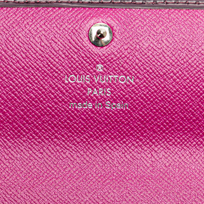 ルイ ヴィトン エピ ポルトフォイユ サラ 長財布 M6374K カシス パープル レザー レディース LOUIS VUITTON 【中古】
