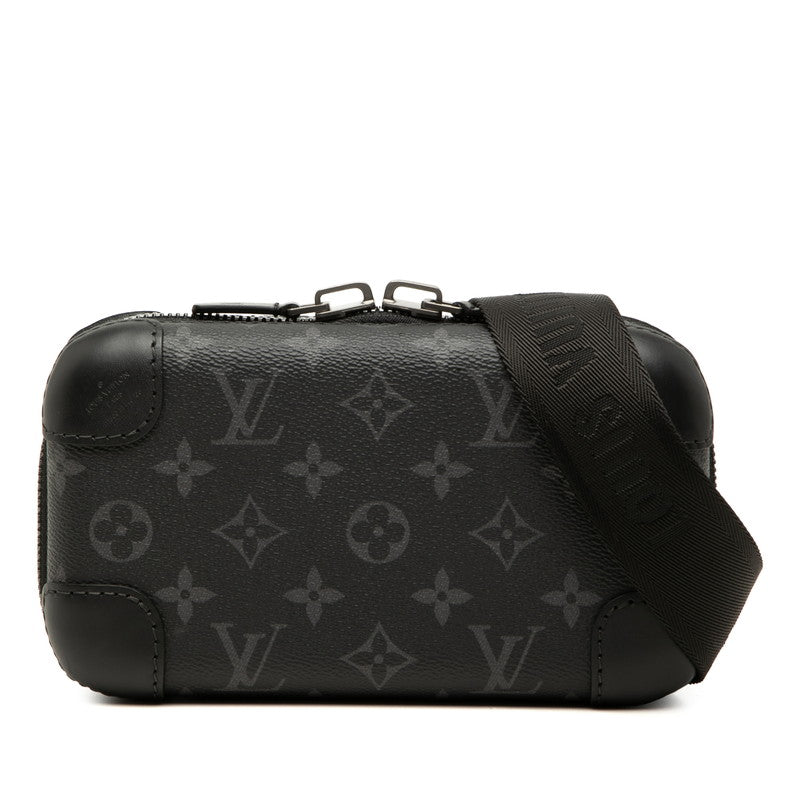ルイ ヴィトン モノグラム エクリプス ホライゾン クラッチ ショルダーバッグ M45579 ブラック PVC レザー レディース LOUIS VUITTON 中古