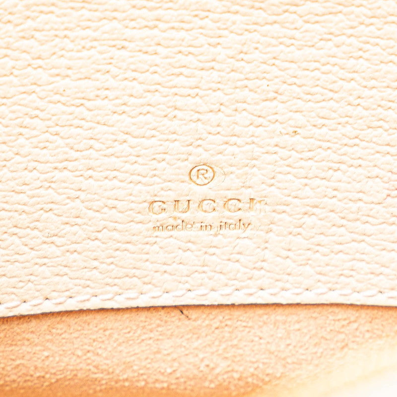 グッチ オフィディア リュック バックパック 598661 ホワイト マルチカラー PVC レザー レディース GUCCI 【中古】