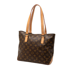 ルイ ヴィトン モノグラム カバピアノ トートバッグ ショルダーバッグ M51148 ブラウン PVC レザー レディース LOUIS VUITTON 【中古】