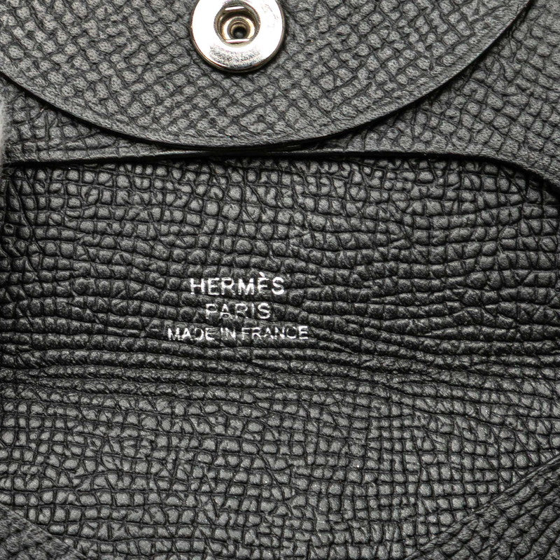 エルメス バスティア コインケース ブラック ヴォーエプソン レディース HERMES 【中古】