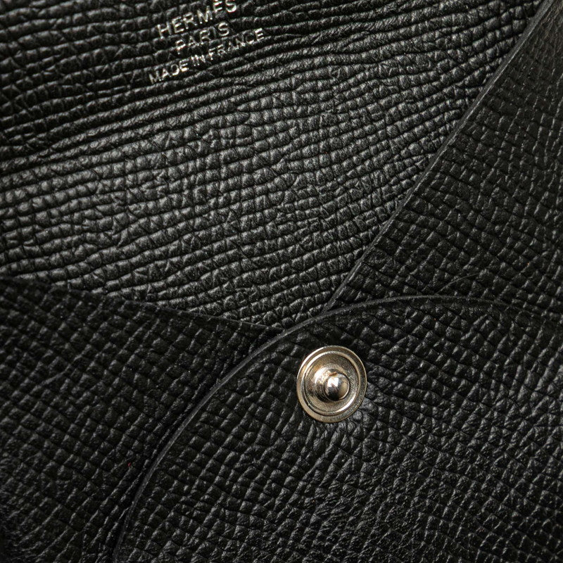 エルメス バスティア コインケース ブラック ヴォーエプソン レディース HERMES 【中古】