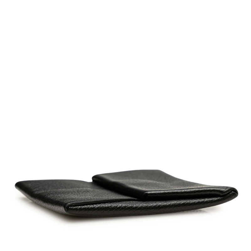 エルメス バスティア コインケース ブラック ヴォーエプソン レディース HERMES 【中古】