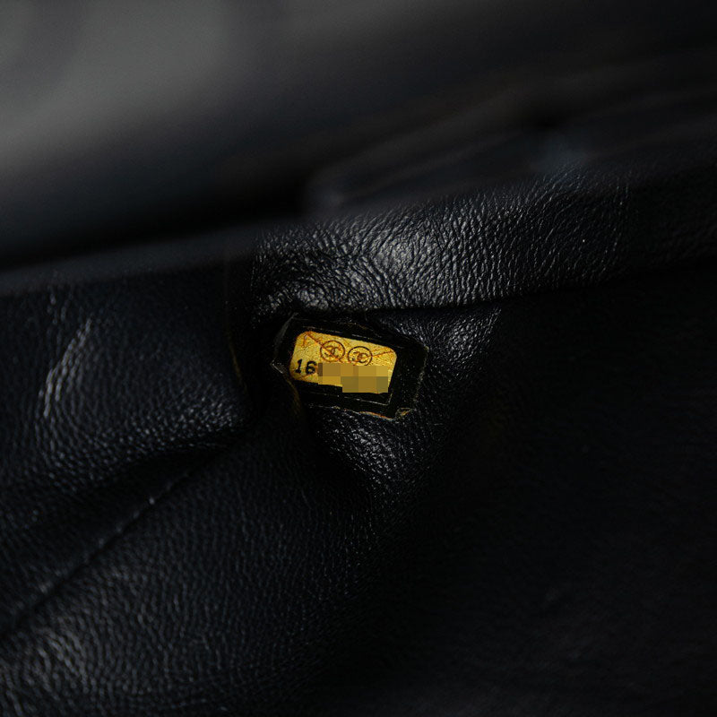 シャネル 2.55 マトラッセ28 ダブルフラップ チェーンショルダーバッグ ライトブルー デニム レディース CHANEL 【中古】
