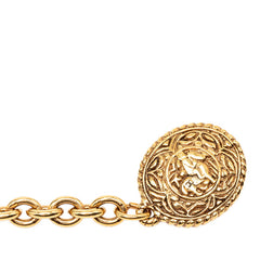 シャネル ココマーク ヴィンテージ 馬 ホース チェーンベルト ゴールド メッキ レディース CHANEL 【中古】