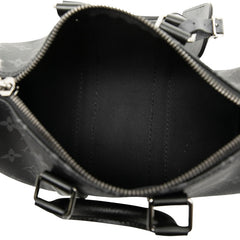 ルイ ヴィトン モノグラム エクリプス リバース キーポル バンドリエール25 ハンドバッグ ショルダーバッグ 2WAY M46271 ブラック系 PVC レザー レディース LOUIS VUITTON 【中古】