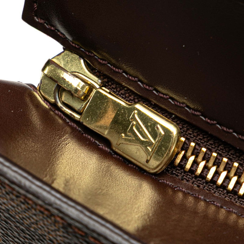 ルイ ヴィトン ダミエ ヴェニスGM ハンドバッグ トートバッグ N51146 ブラウン PVC レザー レディース LOUIS VUITTON 【中古】