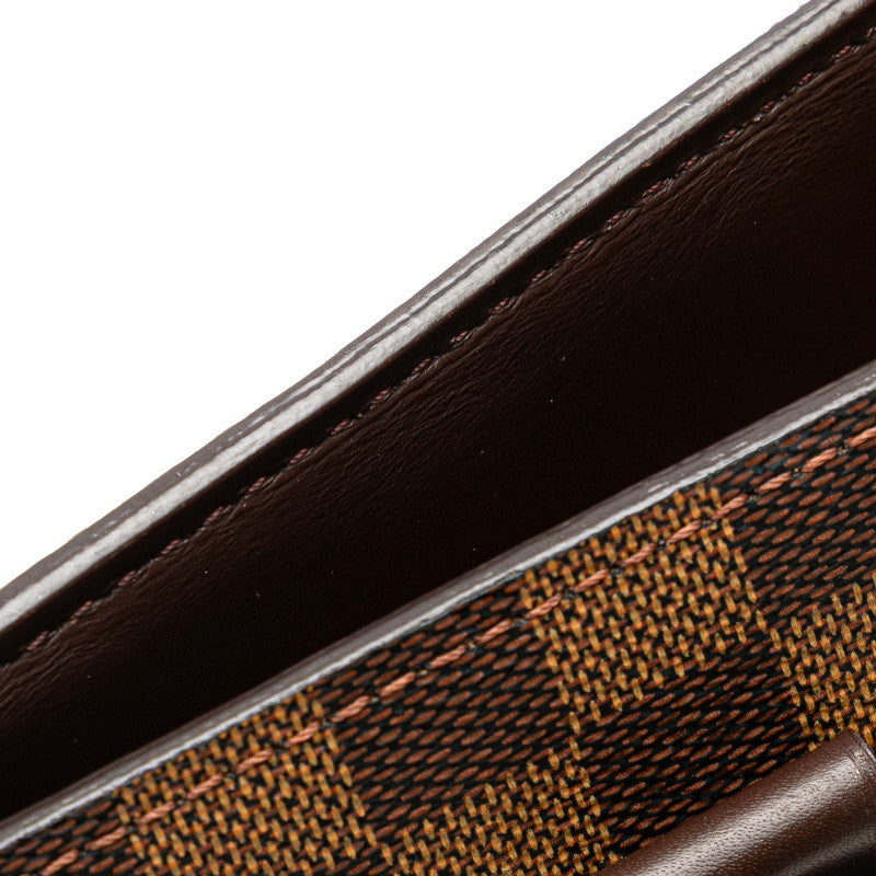 ルイ ヴィトン ダミエ ヴェニスGM ハンドバッグ トートバッグ N51146 ブラウン PVC レザー レディース LOUIS VUITTON 【中古】
