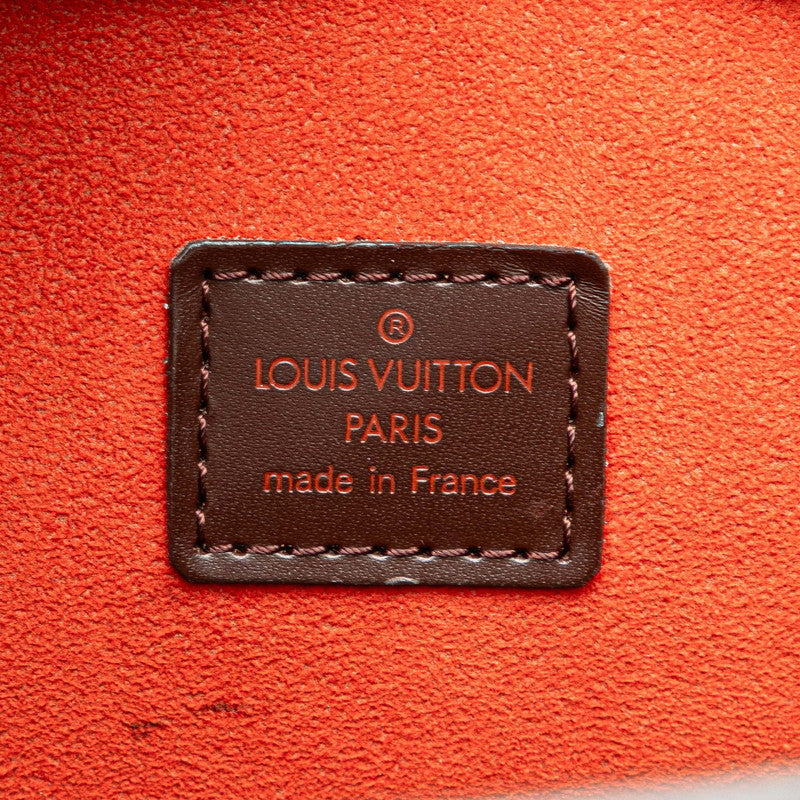 ルイ ヴィトン ダミエ ヴェニスGM ハンドバッグ トートバッグ N51146 ブラウン PVC レザー レディース LOUIS VUITTON 【中古】