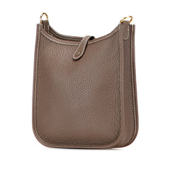 エルメス エブリンTPM ショルダーバッグ エトゥープ ゴールド金具 トリヨンクレマンス レディース HERMES 【中古】