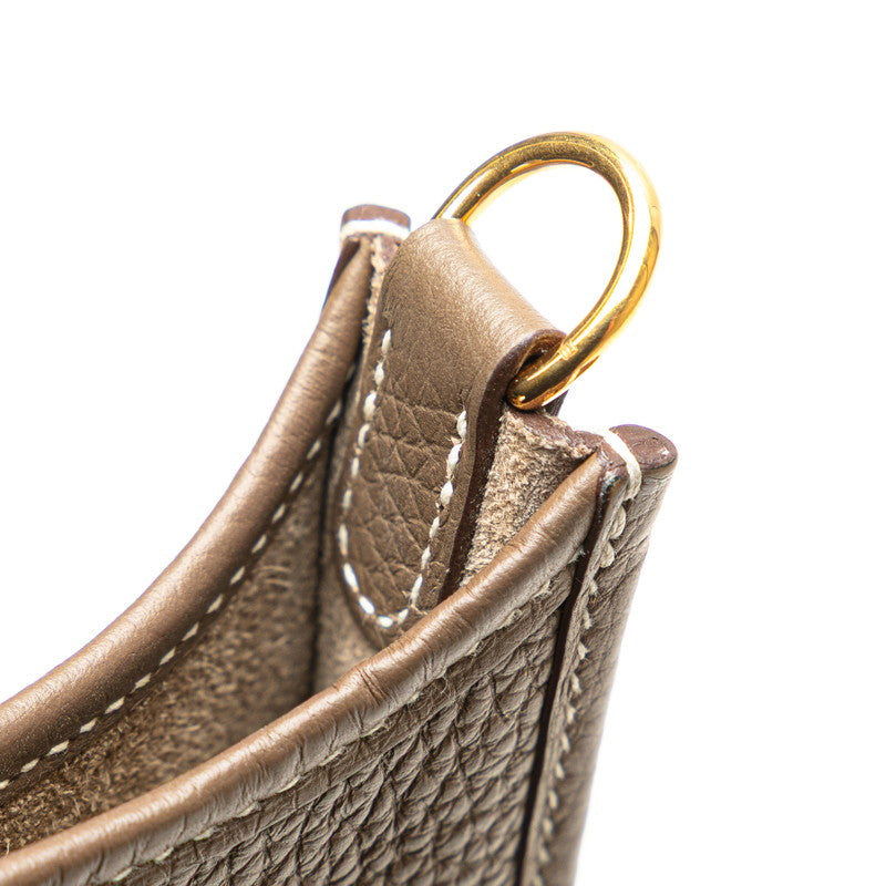 エルメス エブリンTPM ショルダーバッグ エトゥープ ゴールド金具 トリヨンクレマンス レディース HERMES 【中古】
