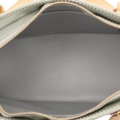 ルイ ヴィトン モノグラム ヴェルニ ヒューストン トートバッグ ハンドバッグ M91053 グリ シルバー パテントレザー レディース LOUIS VUITTON 【中古】