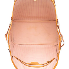 ルイ ヴィトン ダミエアズール ネヴァーフルMM トートバッグ N40603 ホワイト PVC レザー レディース LOUIS VUITTON 中古