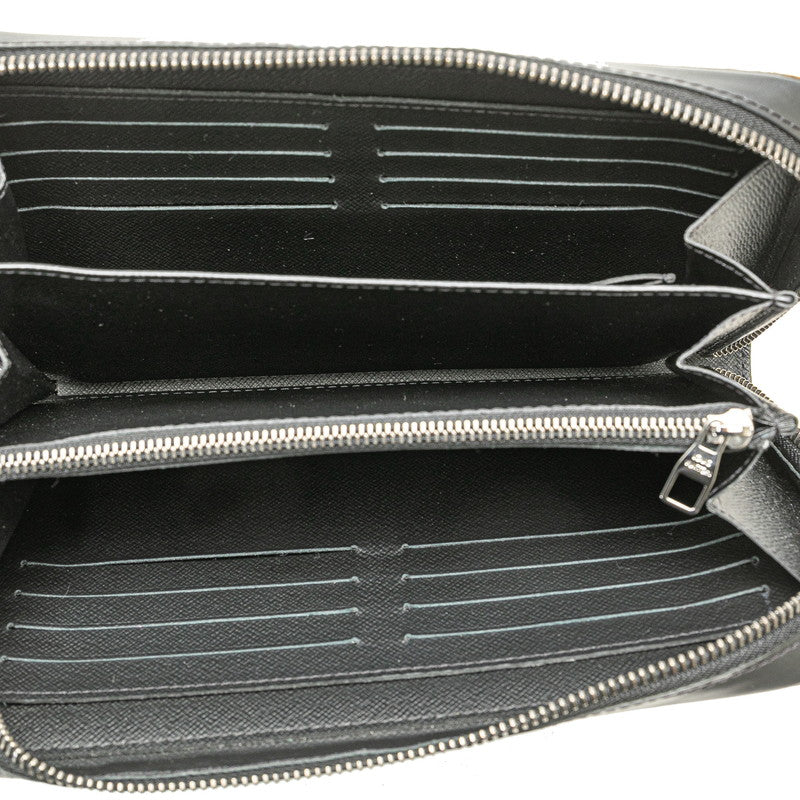 ルイ ヴィトン モノグラム エクリプス ジッピー XL ラウンドファスナー 長財布 M61698 ブラック PVC レザー メンズ LOUIS VUITTON 【中古】