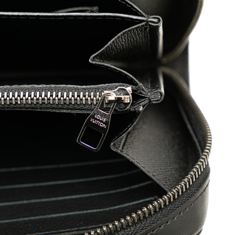 ルイ ヴィトン モノグラム エクリプス ジッピー XL ラウンドファスナー 長財布 M61698 ブラック PVC レザー メンズ LOUIS VUITTON 【中古】