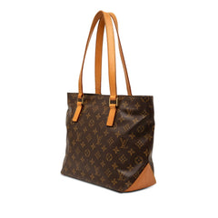 ルイ ヴィトン モノグラム カバピアノ トートバッグ ショルダー M51148 ブラウン PVC レザー レディース LOUIS VUITTON 【中古】