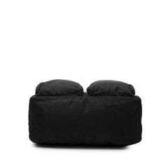プラダ 三角ロゴプレート 斜め掛け ショルダーバッグ ブラック ナイロン レディース PRADA 【中古】