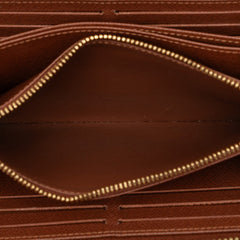 ルイ ヴィトン モノグラム ジッピーウォレット ラウンドファスナー 長財布 M60017 ブラウン PVC レザー レディース LOUIS VUITTON 【中古】