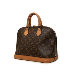 ルイ ヴィトン モノグラム アルマPM ハンドバッグ M51130 ブラウン PVC レザー レディース LOUIS VUITTON 【中古】