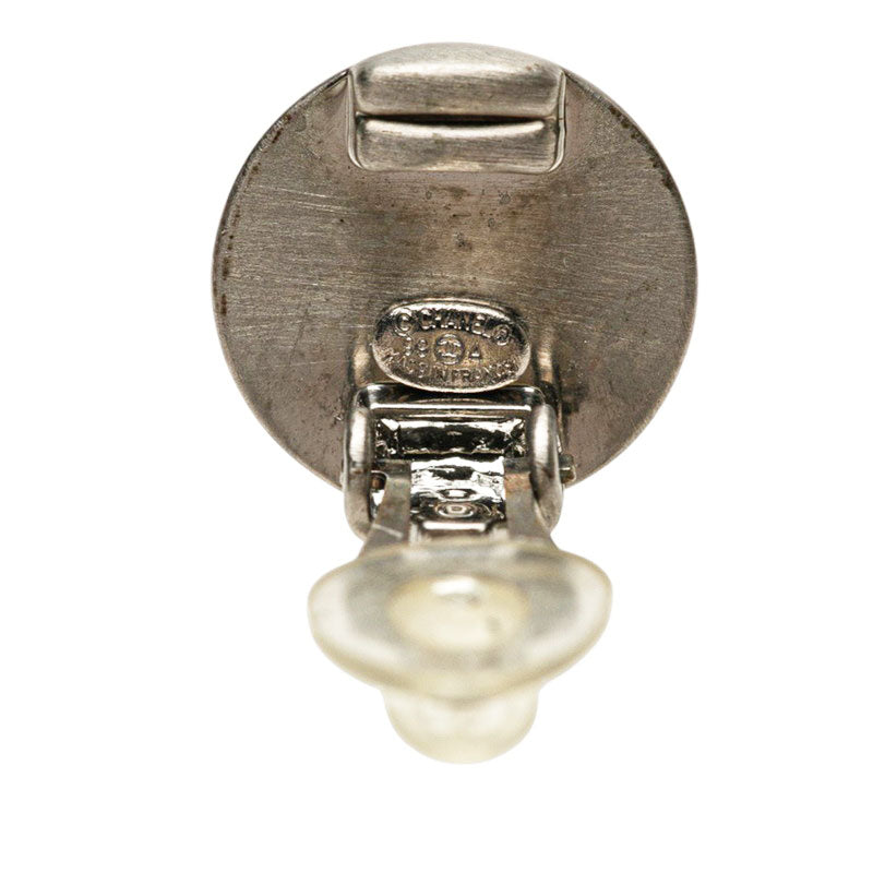 シャネル ココマーク イヤリング シルバー イエロー メタル レディース CHANEL 【中古】