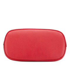 グッチ インターロッキングG ハンドバッグ ショルダーバッグ 2WAY 449661 レッド レザー レディース GUCCI 【中古】