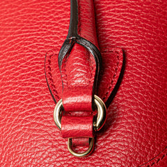 グッチ インターロッキングG ハンドバッグ ショルダーバッグ 2WAY 449661 レッド レザー レディース GUCCI 【中古】