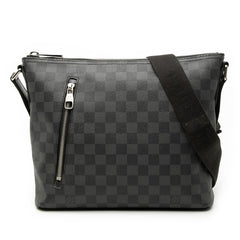 ルイ ヴィトン ダミエ グラフィット ミックPM 斜め掛け ショルダーバッグ N41211 ブラック PVC レザー メンズ LOUIS VUITTON 【中古】