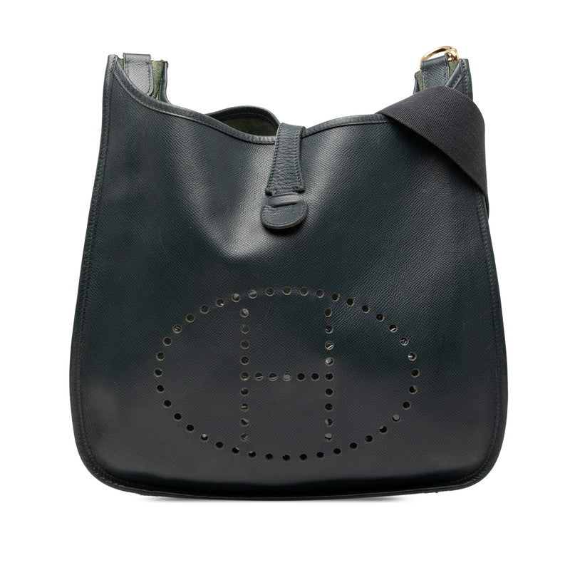 エルメス エブリン1 アン GM ショルダーバッグ ネイビー クシュベル レディース HERMES 【中古】