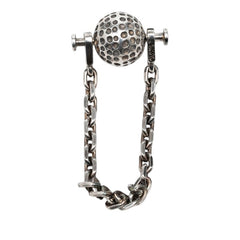 エルメス ゴルフボール チェーン チャーム SV925 シルバー レディース HERMES 【中古】