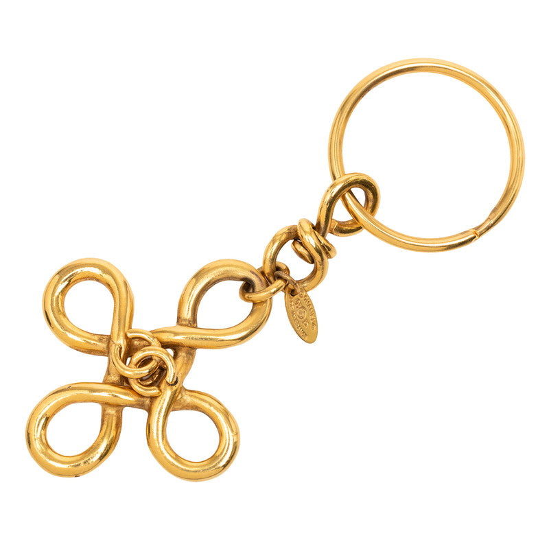 シャネル ココマーク ヴィンテージ キーリング チャーム ゴールド メッキ レディース CHANEL 【中古】