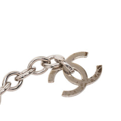 シャネル カメリア クルーズライン ペンダント ネックレス ホワイト シルバー メタル レディース CHANEL 【中古】
