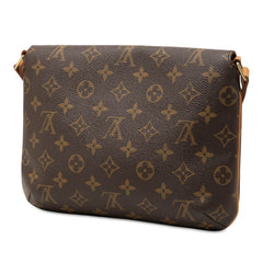 ルイ ヴィトン モノグラム ミュゼット タンゴ ショート ショルダーバッグ M51257 ブラウン PVC レザー レディース LOUIS VUITTON 【中古】