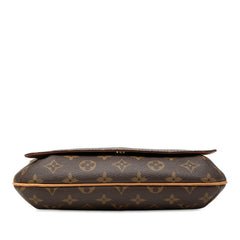 ルイ ヴィトン モノグラム ミュゼット タンゴ ショート ショルダーバッグ M51257 ブラウン PVC レザー レディース LOUIS VUITTON 【中古】