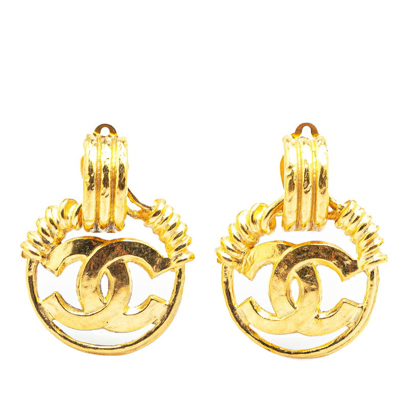シャネル ヴィンテージ ココマーク イヤリング ゴールド メッキ レディース CHANEL 【中古】