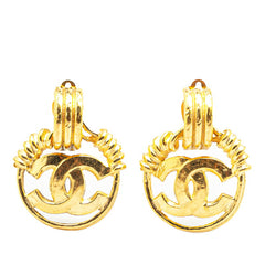 シャネル ヴィンテージ ココマーク イヤリング ゴールド メッキ レディース CHANEL 【中古】