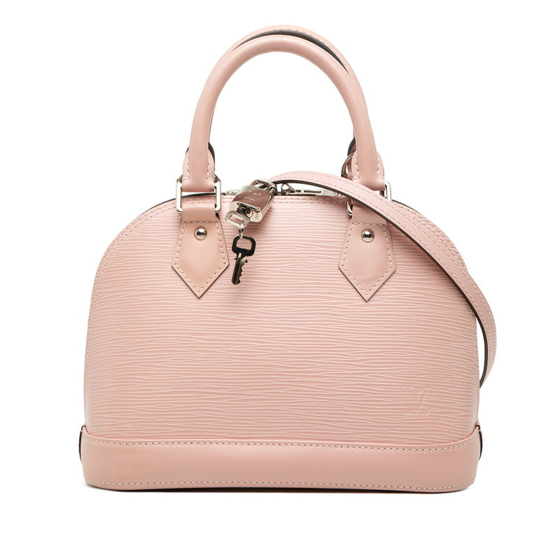 ルイ ヴィトン エピ アルマBB ハンドバッグ ショルダーバッグ 2WAY M41327 ローズ バレリーヌ レザー レディース LOUIS VUITTON 【中古】